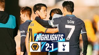 WOLVES 21 TOTTENHAM HOTSPUR  PREMIER LEAGUE HIGHLIGHTS [upl. by Chemar141]