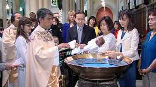 Baby Water Baptism Ceremony at Catholic Church  Toronto Videographer [upl. by Lekcar]