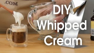 DIY whipped cream in 60 seconds [upl. by Ttezil]