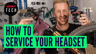 How To Service A Mountain Bike Headset  MTB Maintenance [upl. by Hiller]