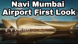 Exclusive  Navi Mumbai Airport First Look  Digital Blueprint  Design of New Mumbai Airport [upl. by Vladamar]