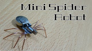 Cómo hacer un mini Robot Araña Casero [upl. by Schwartz]