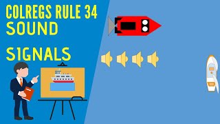 Colregs Sound Signals  Rule 34 Manoeuvring and Warning Signals [upl. by Winton]