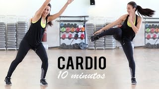 RUTINA DE CARDIO IDEAL PARA PRINCIPIANTES quot 10MINUTOSquot [upl. by Zebada]