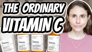 ALL THE ORDINARY VITAMIN C PRODUCTS Dermatologist Review  Dr Dray [upl. by Htebi]