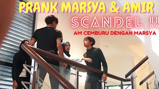 AM BERG4DUH DENGAN AMIR   PRANK MARSYA SC4NDAL KENAKAN AM [upl. by Anauqcaj]