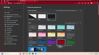 How to Change Microsoft Edge Browser Themes Guide [upl. by Akemed]