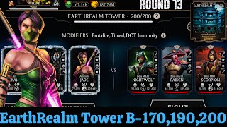 Earthrealm Tower Final Round Boss Battle 200 amp 170190 Fight  Reward MK Mobile 2024 [upl. by Kushner514]