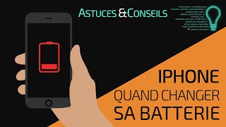 Quand changer la batterie de son iPhone  Astuces 🔋 [upl. by Anhavas]