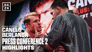 HIGHLIGHTS  Canelo Alvarez vs Edgar Berlanga Los Angeles Press Conference [upl. by Shanleigh266]