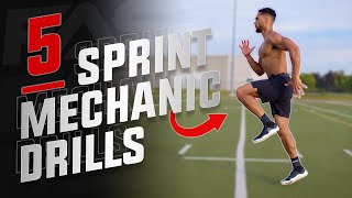 TOP 5 SPRINT MECHANIC DRILLS  SPEED TRAINING FOR ATHLETES [upl. by Afrikah385]