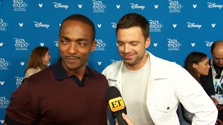 Anthony Mackie on Interesting Place He Was When Finding Out About Avengers Endgame Shield Moment [upl. by Eirrehc]