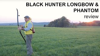 Mandarin Duck Black Hunter Langbogen review amp Phantom 56quot recurve amp neuer TOP Rückenköcher [upl. by Ateekan]