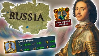 RUSSIA Has The MOST COMPLEX MISSIONS And GOVERNMENT In EU4 [upl. by Eirod]