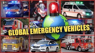 BEST OF  Emergency Vehicles Around The World [upl. by Taveda]