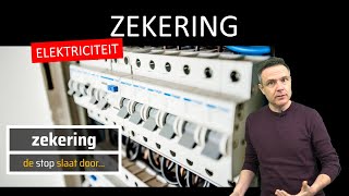 natuurkunde uitleg ELEKTRICITEIT ZEKERING [upl. by Ayatal7]