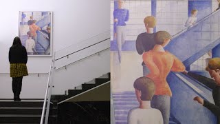 The Bauhaus painting made to defy the Nazis  Oskar Schlemmers Bauhaus Stairway  UNIQLO ARTSPEAKS [upl. by Foulk]