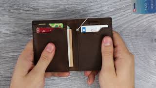 5S Wallet Review  RFID Blocking front pocket minimalist mens travel wallet Funded on Kickstarter [upl. by Doolittle]