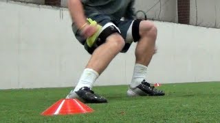 Speed Training  4 Cone Drill  Agility Drill [upl. by Lacym697]