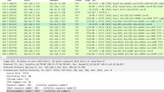 Observing a TCP conversation in Wireshark [upl. by Muir439]