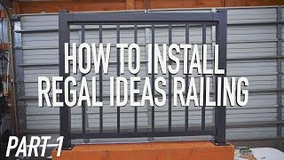 How To Install Regal Ideas Railing PART 1 Layout amp Posts Dr Decks [upl. by Nareik]