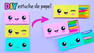 Manualidades con Papel  Cajitas de Papel DIY Estuche Lapicera  Tutorial Origami [upl. by Pearce622]