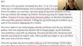 Video 122 Klagebrev  skriftlig norskprøve A2B1B2 [upl. by Mendelson]