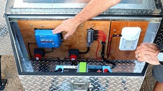 How to Build a DIY Travel Trailer 12V Electrical lithium battery Part 10 [upl. by Copland]