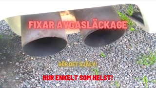 Lagar Avgasläckage Nästan Gratis På Volvo XC90 V70 S60 S80 XC70 [upl. by Ymmor]