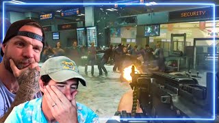 Marines React to NO RUSSIAN and FAVELA from Call of Duty Modern Warfare 2 [upl. by Deni51]