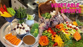 Crudités Three Ways  AMAZING Party Platters [upl. by Ursulette800]