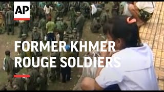 CAMBODIA FORMER KHMER ROUGE SOLDIERS REINTEGRATED BACK INTO ARMY [upl. by Borchers360]