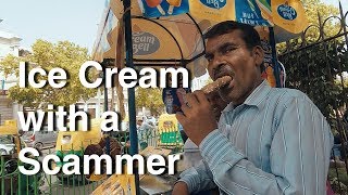 Eating Ice Cream with an Indian Scammer [upl. by Nosyrb]