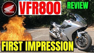 HONDA VFR800 2018  Review  First impression [upl. by Bent529]