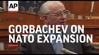 Russia  Gorbachev comments on NATO expansion [upl. by Pippo]