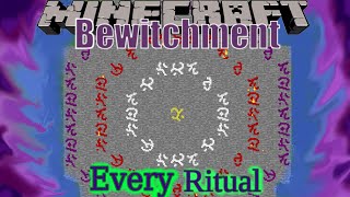 Minecraft Bewitchment Every Ritual [upl. by Enelrad]