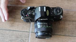 Canon A1 Film Camera Overview And User Guide [upl. by Ellemac76]