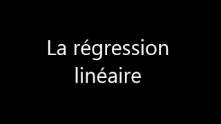 La régression linéaire quelques explications [upl. by Ayotac]