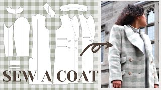 DIY Wool Coat Sew it Professionally from Scratch  LYDIA NAOMI [upl. by Eneja821]