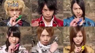 Super Megaforce VS Gokaiger Last Henshin amp Roll Call [upl. by Ethbun77]