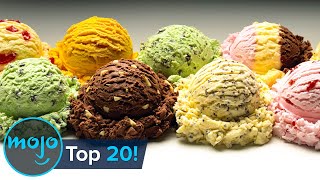 Top 20 Greatest Ice Cream Flavors of All Time [upl. by Pandolfi]