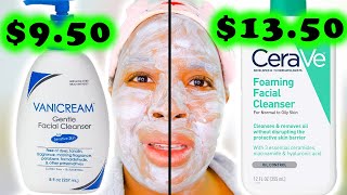 VANICREAM vs CERAVE Vanicream Gentle Facial Cleanser vs Cerave Foaming Facial Cleanser [upl. by Sartin17]