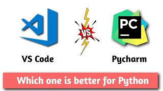 VS Code vs PyCharm  difference between pycharm and visual studio code  AviUpadhyay [upl. by Cyndie212]