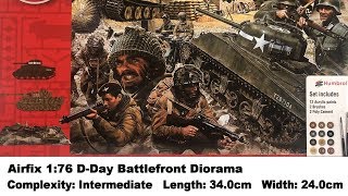 Airfix 176 DDay Battlefront Diorama Kit Review [upl. by Repotsirhc]