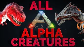 All ARK ALPHA DINOS Spawn Commands  PC Xbox PS4 [upl. by Gaidano]