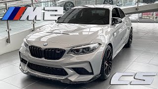 2021 BMW M2 CS 450HP Walkaround Review  Exhaust Sound Revs [upl. by Ecenaj719]