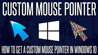 How to Get a Custom Mouse Pointer in Windows 10 USE ANY IMAGE [upl. by Llenrahs]