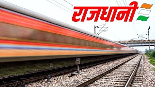 All RAJDHANI EXPRESS of India at full speed  Indian Railways [upl. by Thurlough]