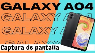 Hacer Captura de Pantalla en Samsung A04 [upl. by Goulette]