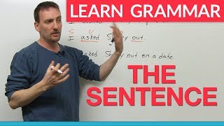 Learn English Grammar The Sentence [upl. by Ahseken]